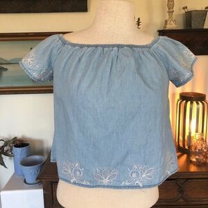 Pixie + Diamond Cropped Top Size M